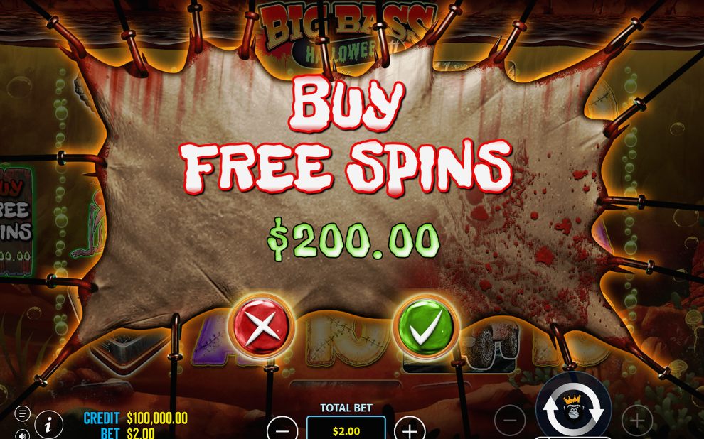 Free Spins-läget där zombiefiskaren är Wild-symbol