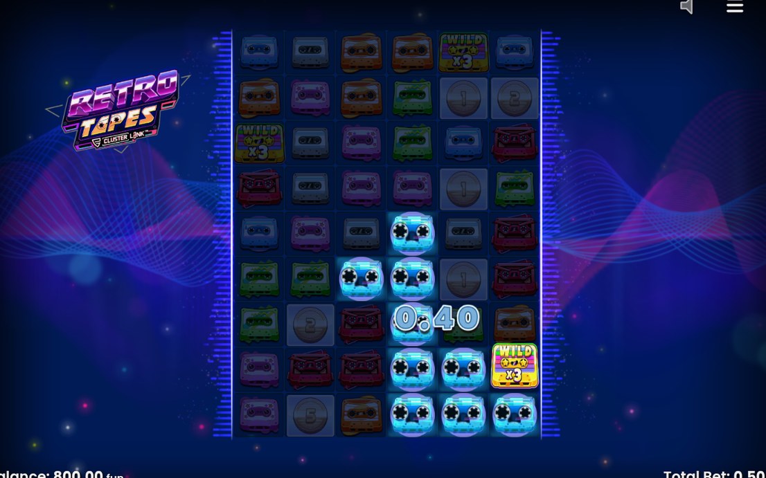 Wild Tape Symbols som kan omvandlas i Free Spins
